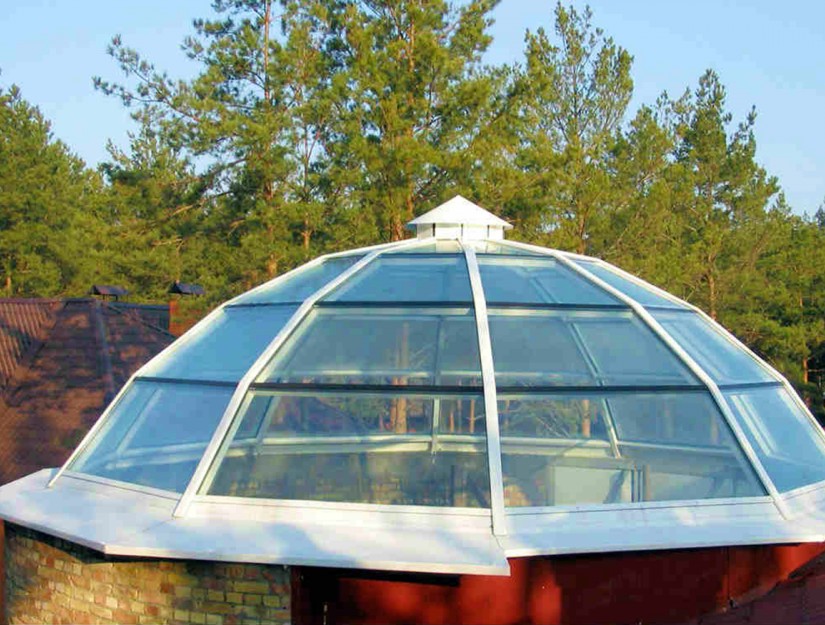 Купольные (круглые) зенитные фонари